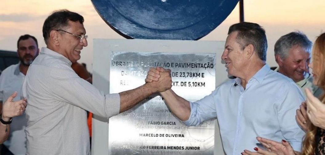 Asfalto novo na MT-240 melhora logstica de Diamantino: coloca cidade na rota da BR-163, afirma prefeito