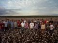 Participantes do projeto da Famato e do Senar-MT Futuros Produtores do Brasil visitam lavoura de algodo do Grupo Bom Futuro