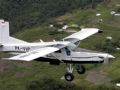 Monomotor Pilatus PC-6 necessita de uma pista de apenas 200 metros de comprimento.