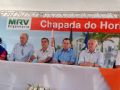 Presidente do Conselho Administrativo da MRV, Rubens Menin Teixeira de Souza; ministro-chefe Secretaria Geral da Presidncia da Repblica, Gilberto Carvalho; governador Silval Barbosa e ministro do Trabalho e Emrpego, Manoel Dias