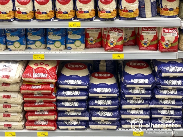 Preo do arroz ultrapassa R$ 20 no supermercado e pode aumentar ainda mais; entenda