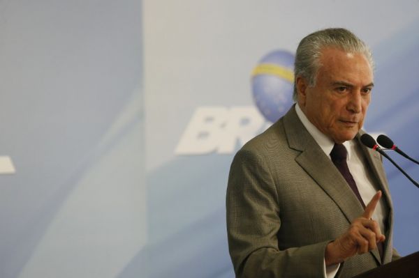 Temer confirma presena na posse mato-grossense como presidente da Frente Parlamentar da Agropecuria