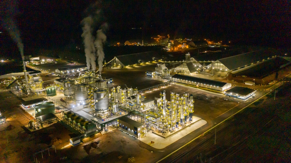 Planta da segunda unidade da Inpasa Brasil na cidade de Nova Mutum