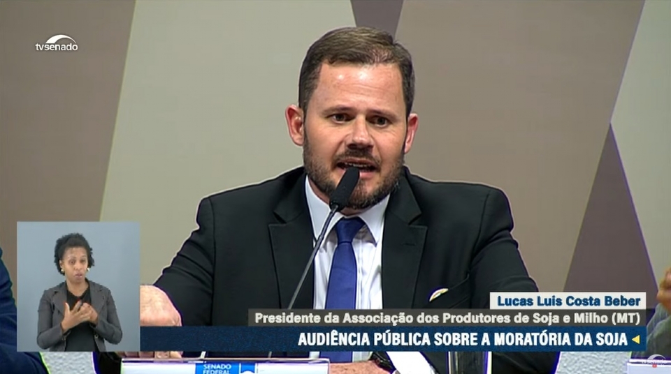 Presidente da Aprosoja-MT diz no Senado que moratria  ultrapassada e injusta