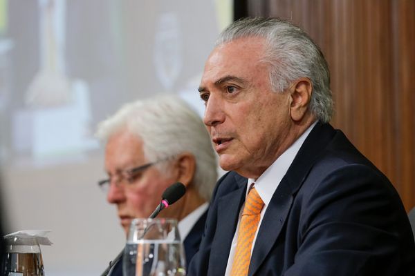 Michel Temer anuncia concess�o da Ferrog�o ligando Mato Grosso ao Par�