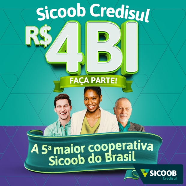 Trs anos aps primeiro bilho, Sicoob Creedisul comemora marca de R$ 4 bi em ativos