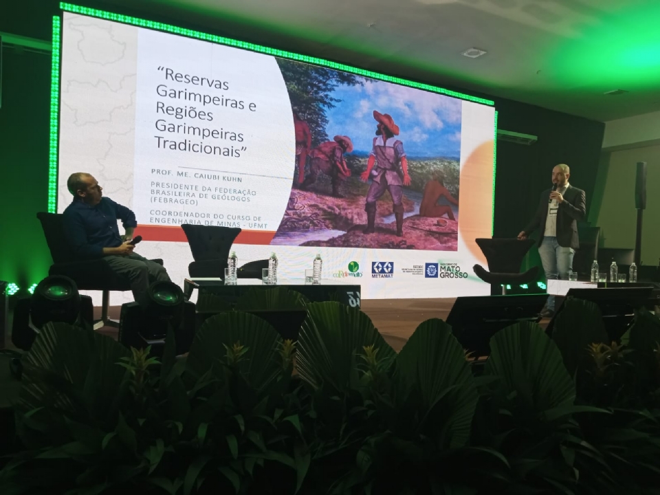 Palestra sobre evoluo das atividades de minerao  destaque em evento sobre garimpo sustentvel em MT