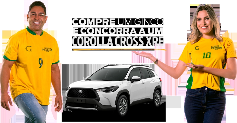 Ginco lana campanha que sortear um Corolla Cross XRE para quem comprar um lote at dia 31 de dezembro