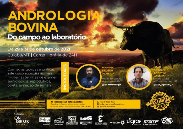 Startup aborda reproduo animal e anlise seminal durante curso de andrologia bovina em Cuiab