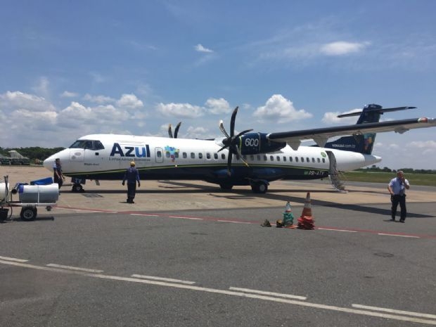 A Azul  uma das empresas que busca aumentar os destinos em Mato Grosso