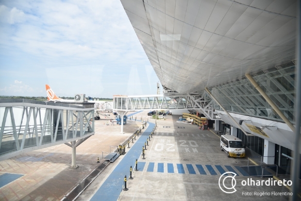 Aeroporto de Cuiab s tem combustvel para mais quatro dias