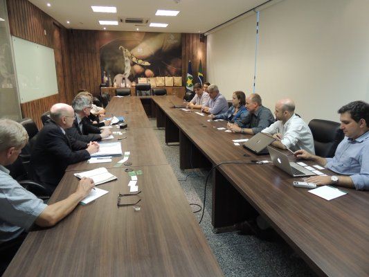 Lideran�as da Famato, Aprosoja, Imea e Senar recepcionaram os representantes do governo alem�o