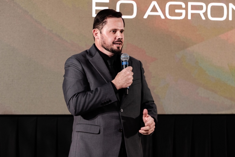 O presidente da Aprosoja-MT, Lucas Beber