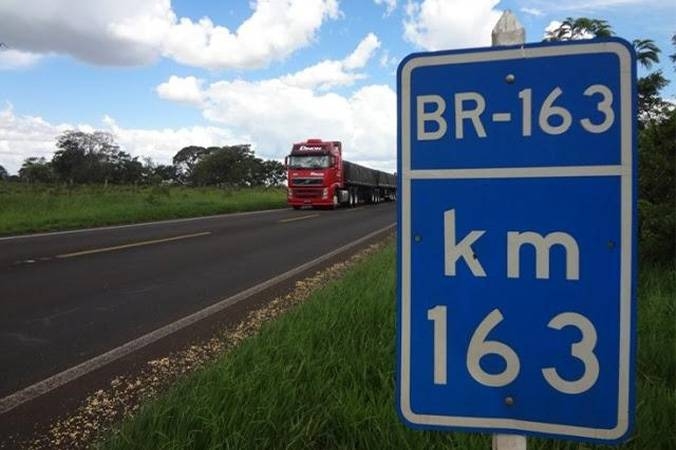 Ministrio da Infraestrutura d parecer favorvel  devoluo de trecho da BR-163