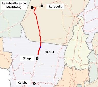Odebrecht tem interesse no trecho de quase 1 mil km