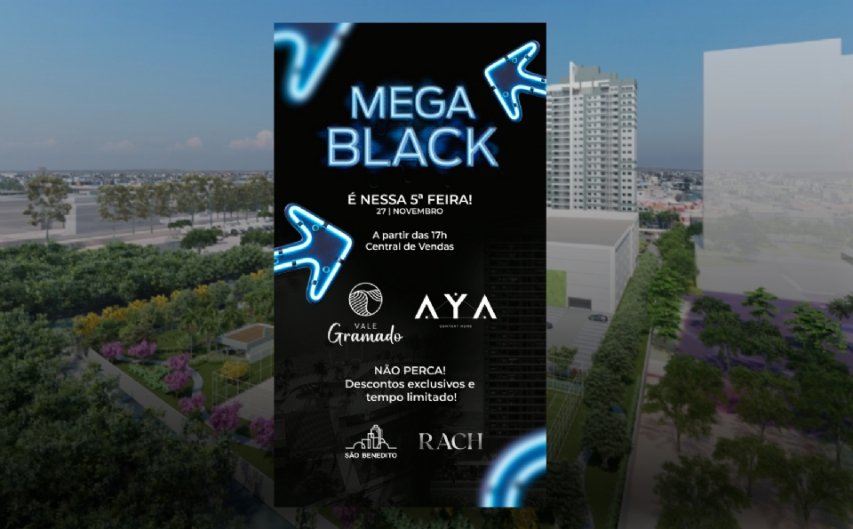 S�o Benedito promove feir�o de vendas exclusivo na Mega Black Friday