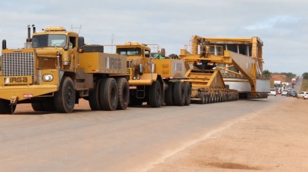 Rotor da UHE Teles Pires levou 20 dias para percorrer trecho da BR-163