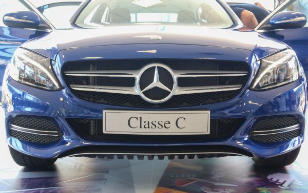 Novo Classe C  a grande novidade da nova loja da Rodobens Mercedes-Benz, que inaugurou nesta quinta-feira (21)