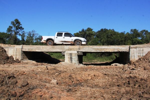 Pontes de concreto na zona rural ficaro prontas at julho