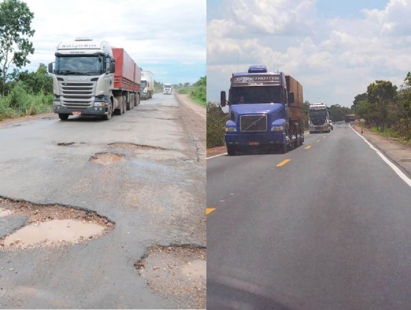 Mdio-Norte ter seis pontos de bloqueios na BR-163 para obras nesta tera