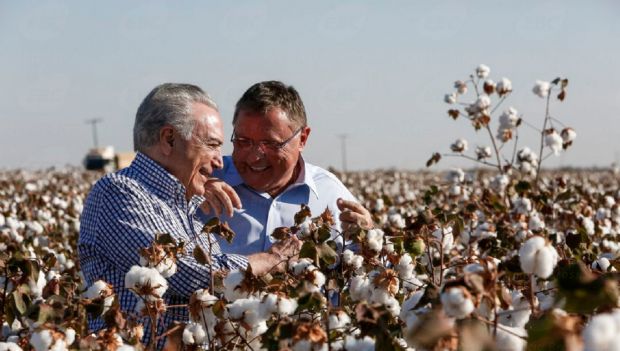 Temer afirma que em 15 meses no Ministrio da Agricultura, Maggi fez mais que antecessores em 15 anos