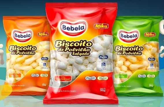 Novo biscoito de polvilho Bebela chega em Mato Grosso com trs sabores diferentes