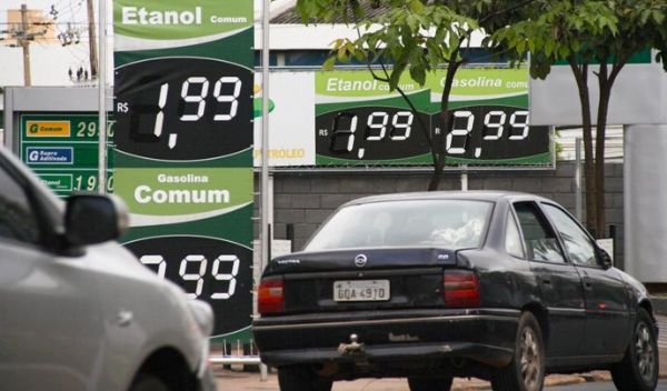 Preo do litro do etanol sobe 4,8% em uma semana em Cuiab