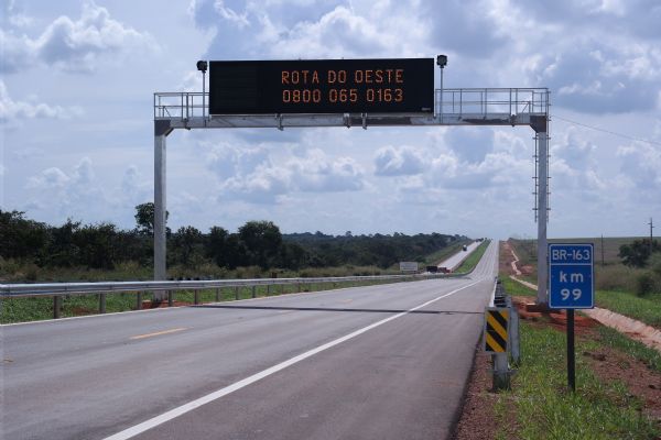 Rota do Oeste conclui primeiro trecho de duplicao e anuncia mais dois em Mato Grosso; fotos