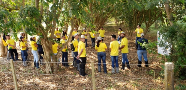 Engenheiros desmistificam relao entre preservao ambiental e agricultura a alunos em evento