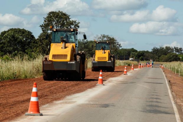 Reconstruo da MT-246 recebe R$ 30 mi em investimento; obras comearam em ritmo acelerado