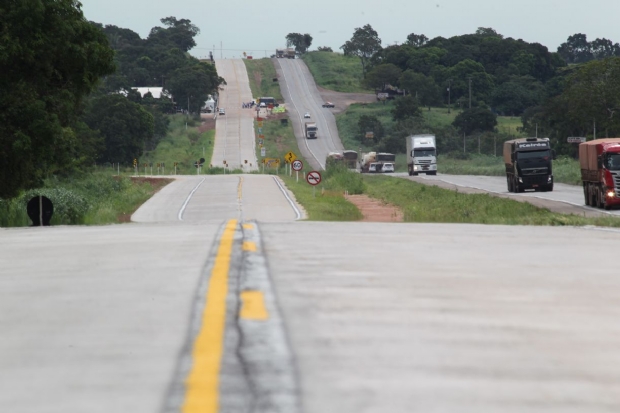 DNIT libera trecho de duplicao em pavimento rgido de rodovia que liga Cuiab a Rondonpolis