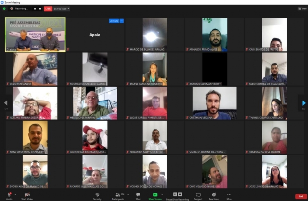 Cooperados de Cuiab, Vrzea Grande e Cceres participam da Pr-Assembleia 2021 do Sicoob Credisul