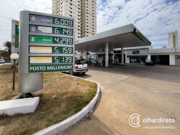Com alta do combustvel, lcool chega a custar R$ 4,29 em Cuiab e diesel sobe 15,2%;  veja preos encontrados 