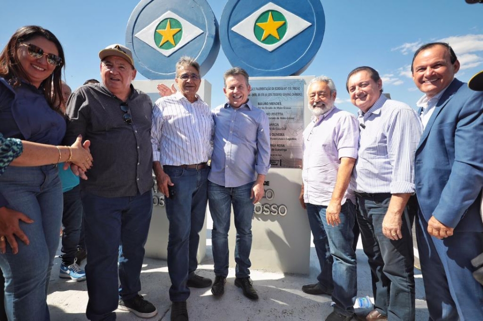Novo asfaltamento que liga Guiratinga e Alto Garas  inaugurado com 79km