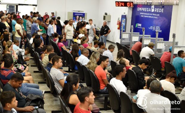 Mato Grosso encerra ltimo trimestre de 2016 com aumento de 72% no nmero de desempregados