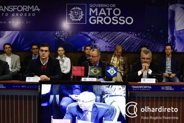 Mato Grosso e China firmam compromisso para promoo de comrcio e investimentos