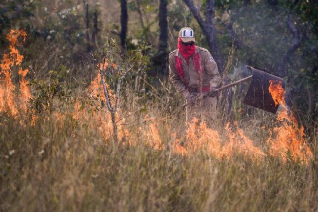 Sema implanta plano de combate a incndio no Parque Serra Azul com dinheiro disponibilizado pelo MP