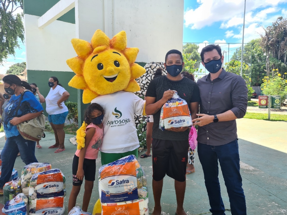 Programa Agrosolidrio da Aprosoja doar 50 mil cestas bsicas a famlias carentes de Mato Grosso