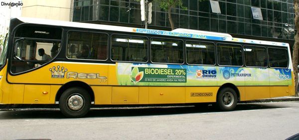 Frota de �nibus de algumas cidades j� adotou biodiesel
