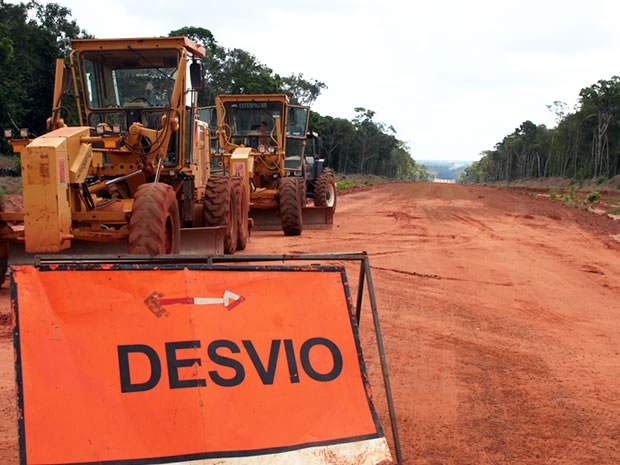 Funai promete avaliar licenciamento de pavimentao de 87 km da BR-242 at final de agosto