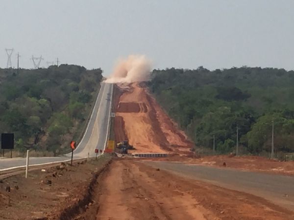 BR-364 em Mato Grosso ter sete interdies para detonao de rochas em outubro