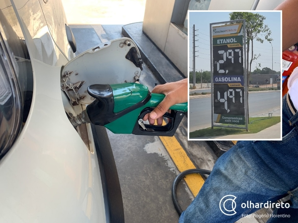 Etanol em Cuiabá é vendido abaixo de R$ 3 e abre vantagem sobre a gasolina
