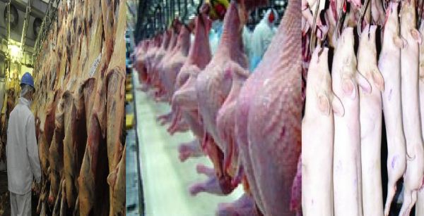 Carnes bovinas e sunas aumentam em exportaes e frango in natura cai em volume embarcados