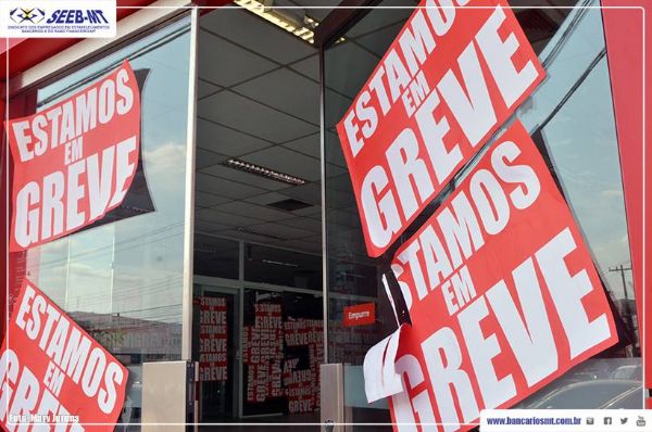 Em dois dias 190 agncias bancrias em Mato Grosso fecham; greve atinge 8 mil bancos no Brasil