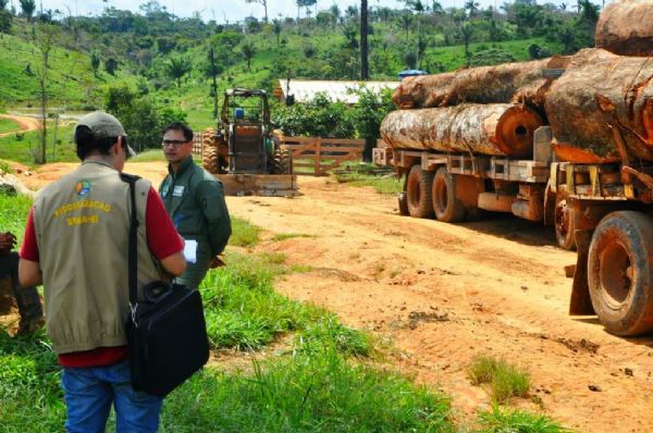 Operao da Sema localiza 7,8 mil/ha de desmatamento em Mato Grosso