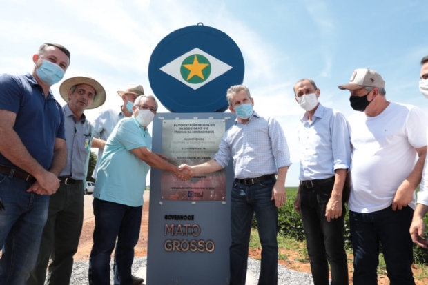 Em Ipiranga do Norte, o asfalto novo j  realidade