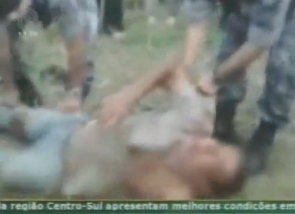 Produtor rural  torturado com golpes de foice e faco por ndios guaranis-kaiuas veja vdeo