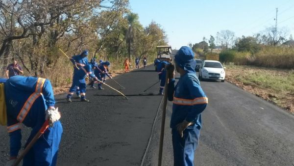 Mais de 500 km foram constru�dos e reconstru�dos em rodovias estaduais em Mato Grosso