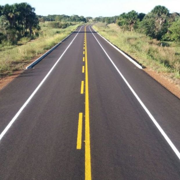 Sinfra pavimenta rodovia de acesso entre gua Boa e Nova Nazar