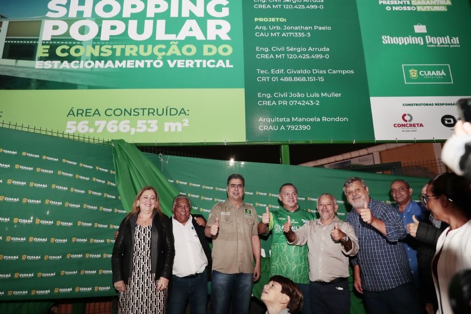 Shopping popular ter cinema, academia, nova praa de alimentao e 7 andares de estacionamento